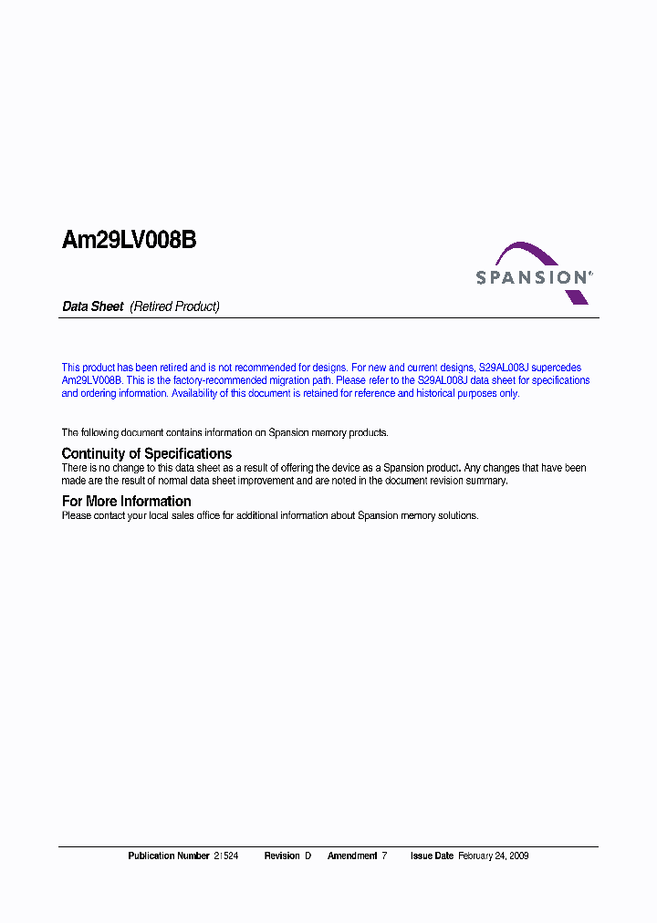 AM29LV008BT-70REF_3896766.PDF Datasheet