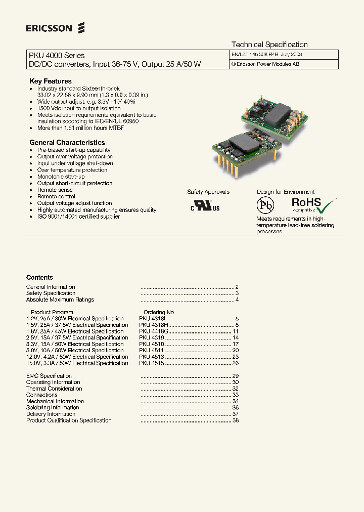 PKU4318LPIP_3904218.PDF Datasheet