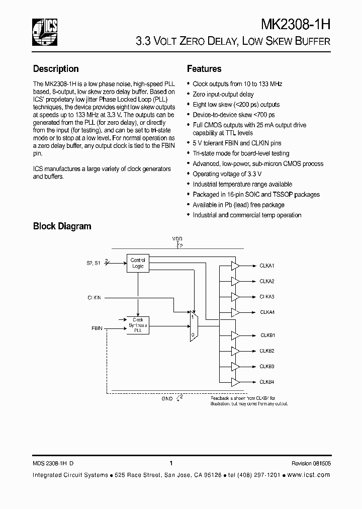 MK2308G-1HI_3900325.PDF Datasheet