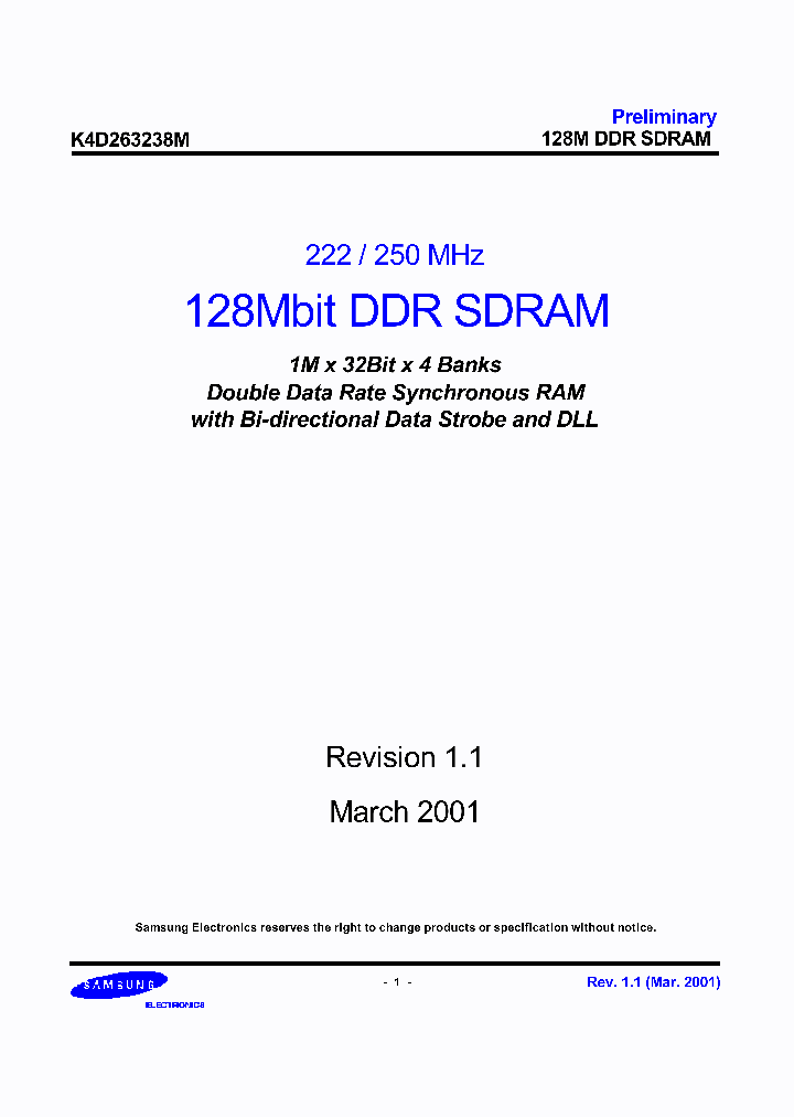 K4D263238M-QC40_3907403.PDF Datasheet