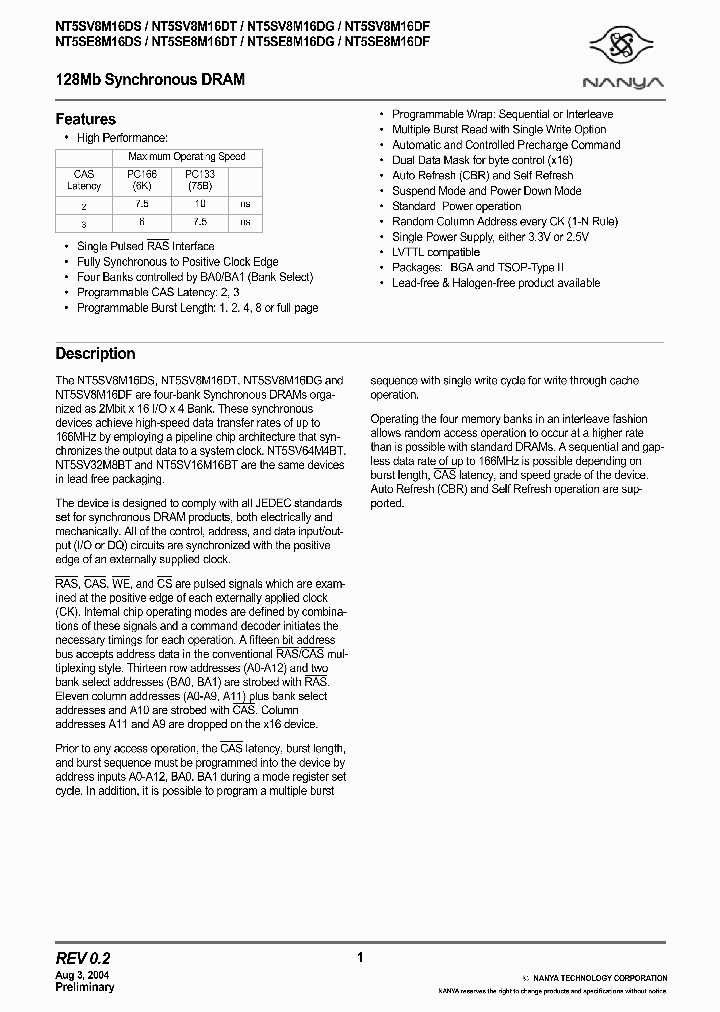 NT5SE8M16DF-6K_3906573.PDF Datasheet