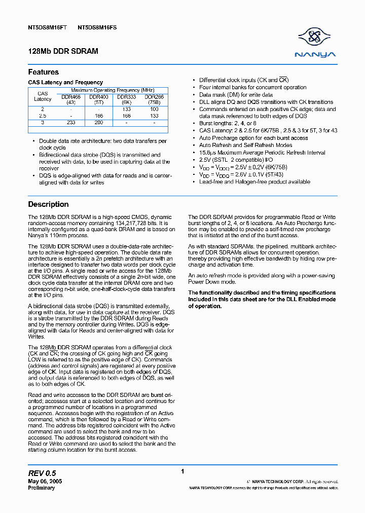 NT5DS8M16FT-43_3906798.PDF Datasheet