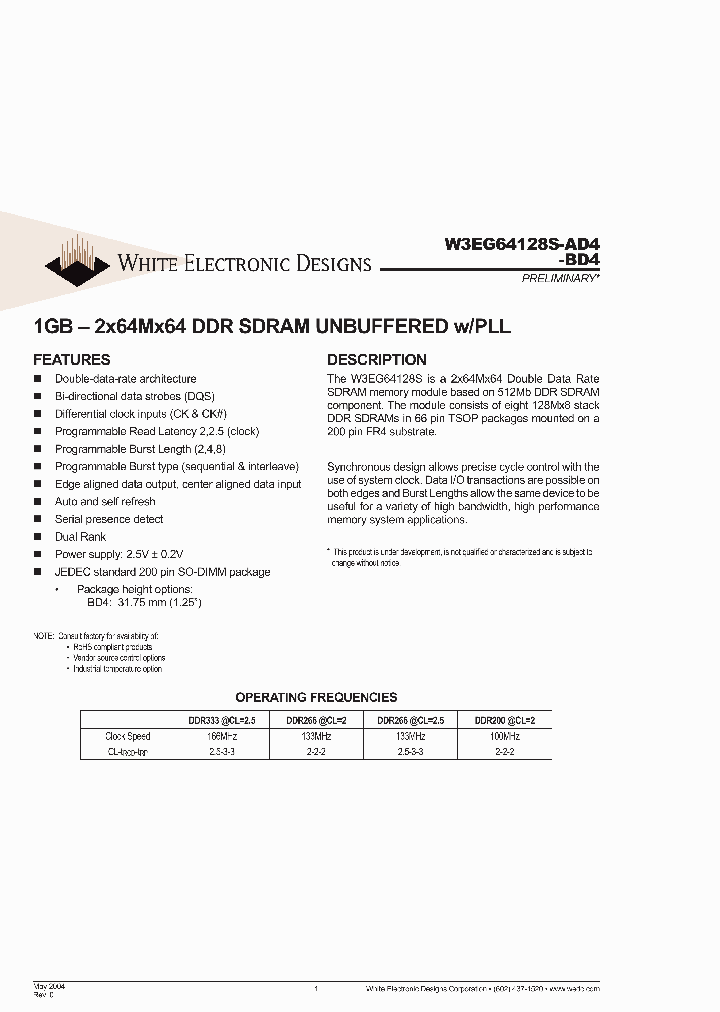 W3EG64128S-AD4_3914199.PDF Datasheet