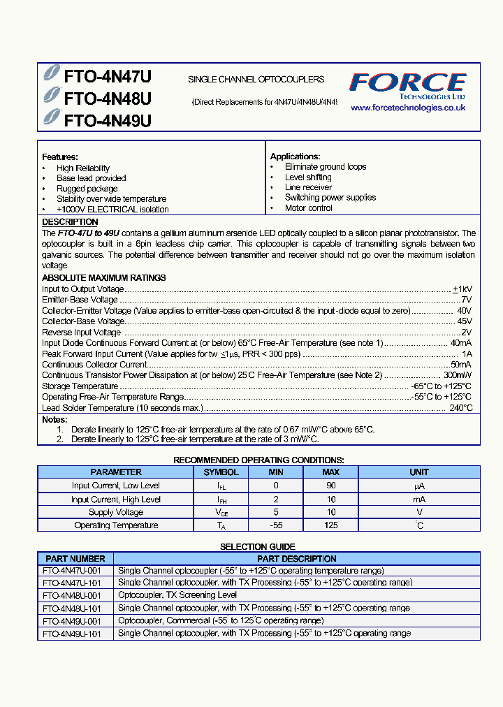 FTO-4N48U-101_3916039.PDF Datasheet