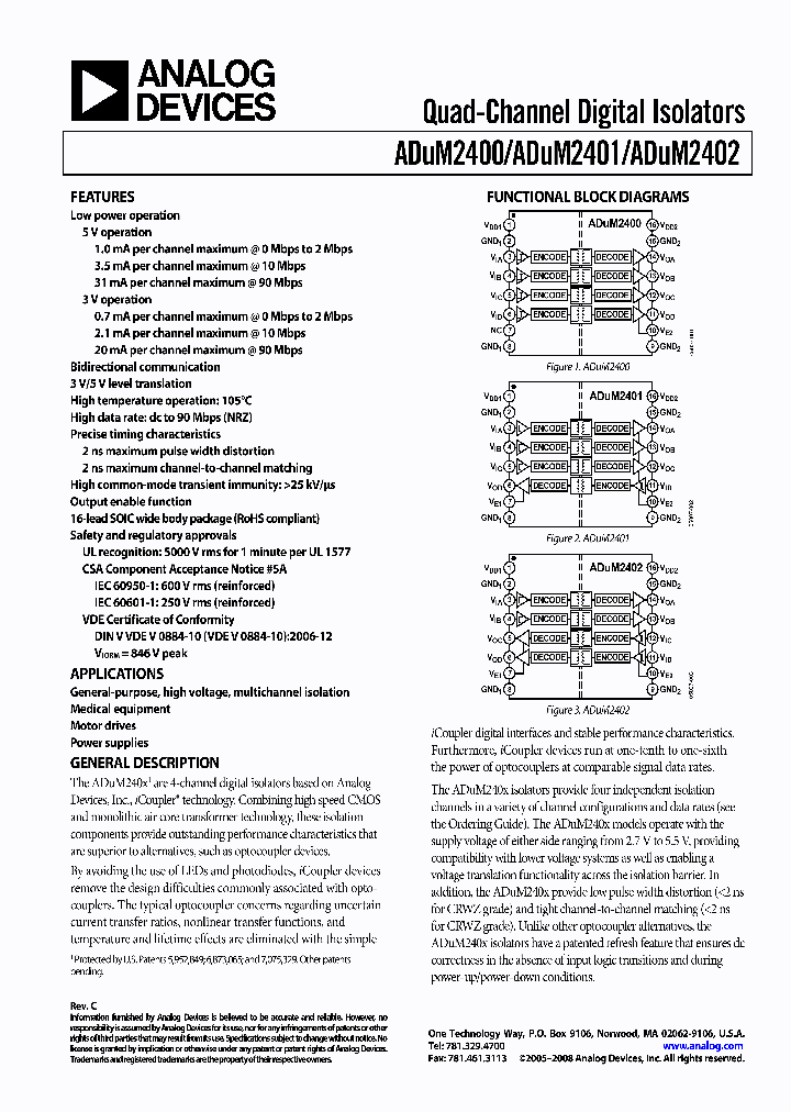 ADUM2400CRWZ-RL_3922070.PDF Datasheet