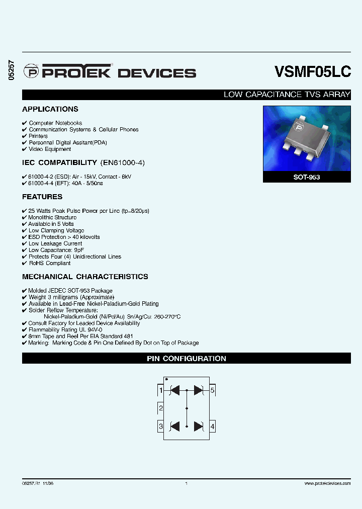 VSMF05LC-P-T7_3949749.PDF Datasheet