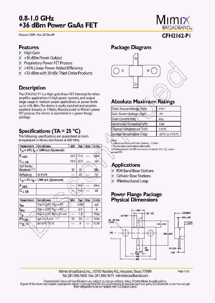 CFH2162-P1_3969685.PDF Datasheet