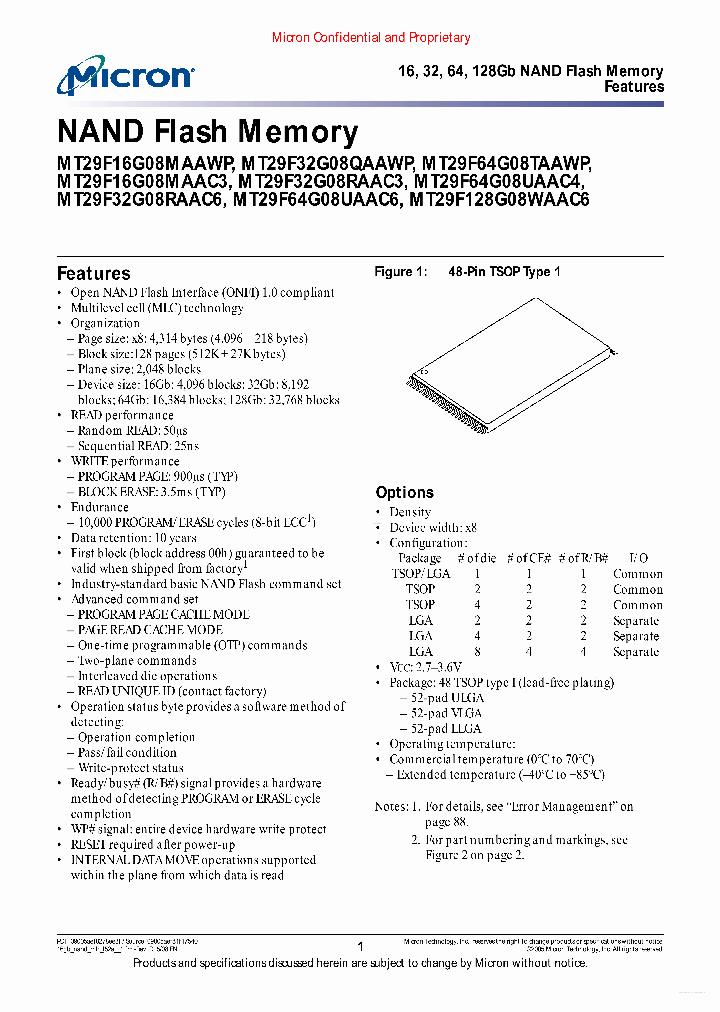 MT29F16G08MAAC3_4179567.PDF Datasheet