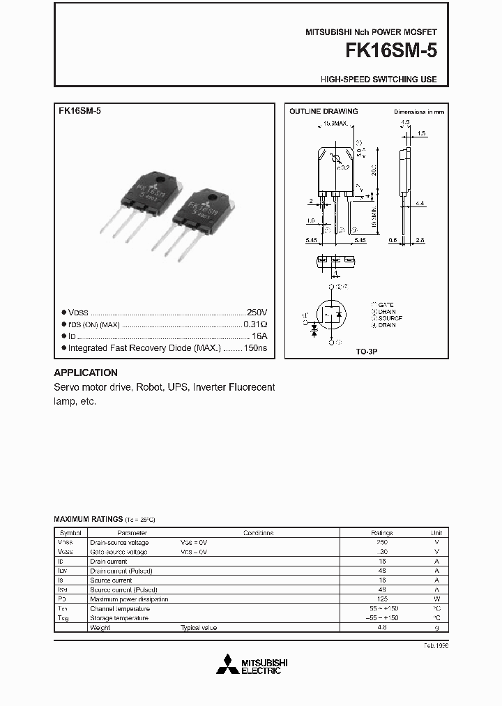 FK16SM-5_4183989.PDF Datasheet