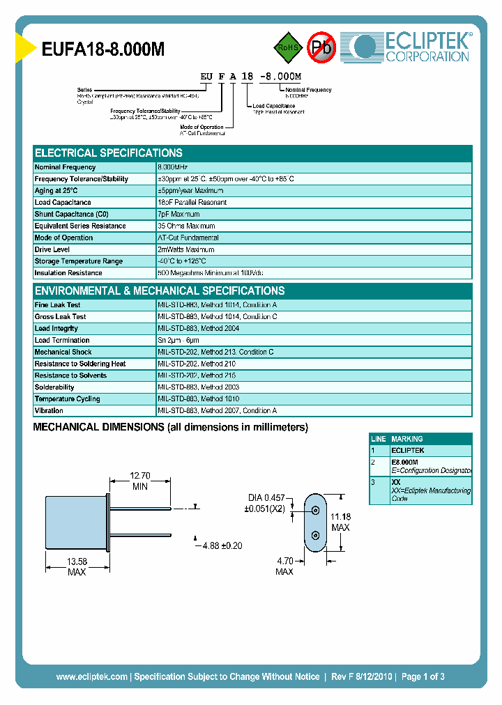 EUFA18-8000M_4016348.PDF Datasheet