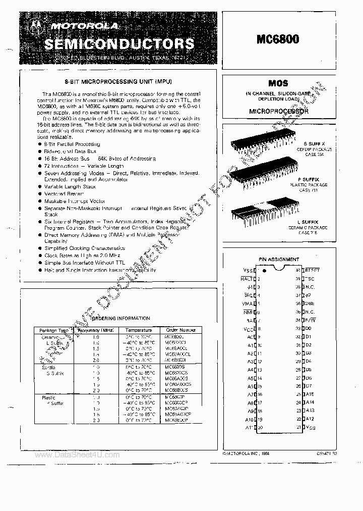 MC68A00_4188438.PDF Datasheet