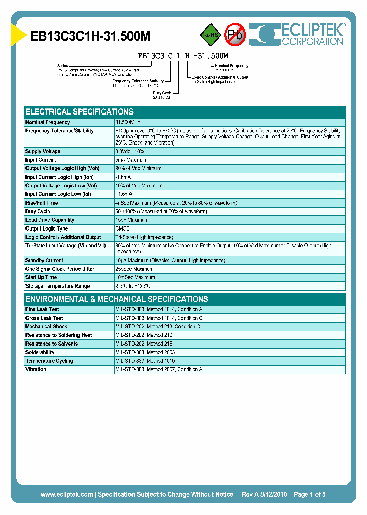 EB13C3C1H-31500M_4070855.PDF Datasheet