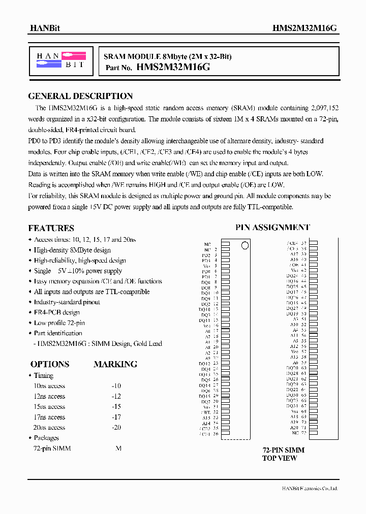 HMS2M32M16G-10_4214723.PDF Datasheet