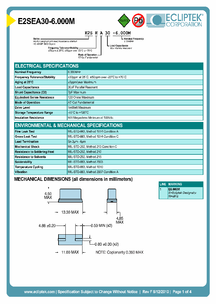 E2SEA30-6000M_4095627.PDF Datasheet