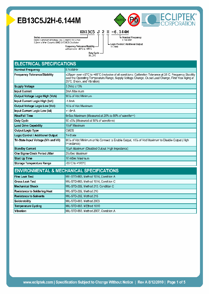 EB13C5J2H-6144M_4096557.PDF Datasheet