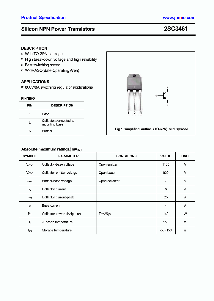 2SC3461_4237190.PDF Datasheet