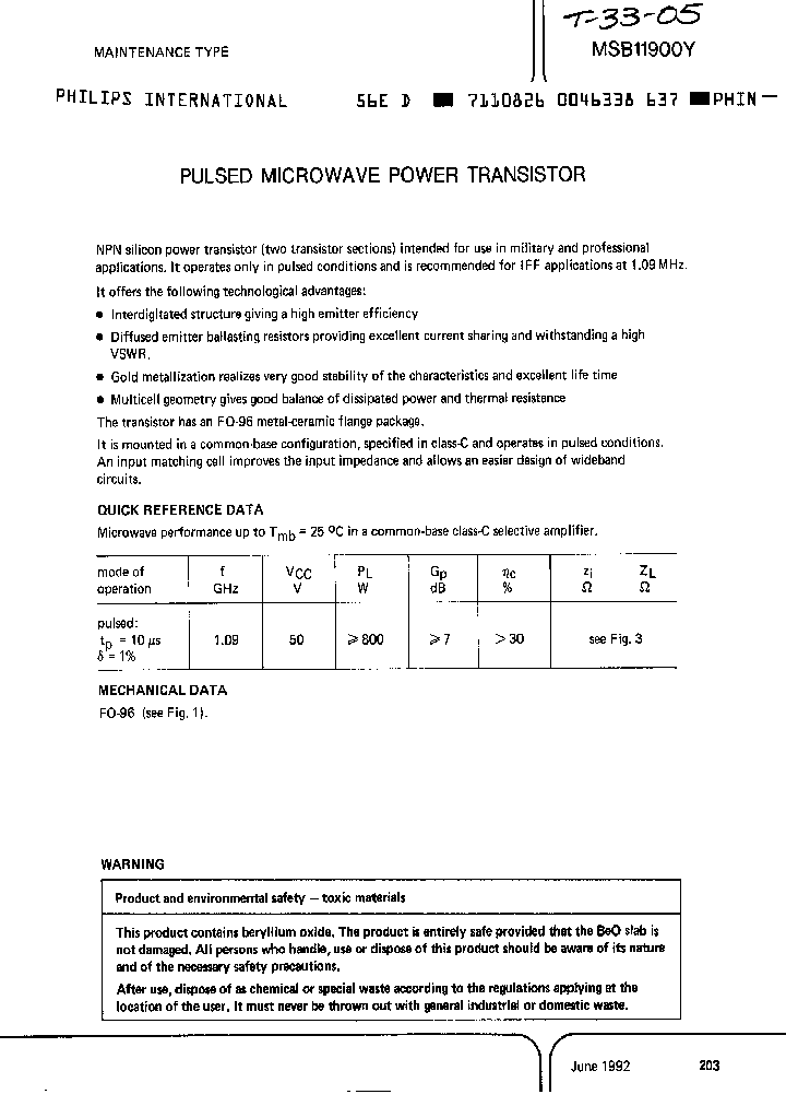 MSB11900Y_4169396.PDF Datasheet