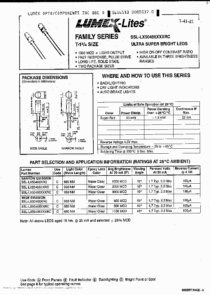 SSL-LX50496XRC_4181889.PDF Datasheet