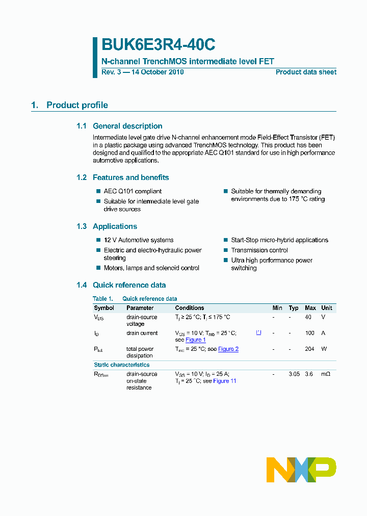 BUK6E3R4-40C_4212493.PDF Datasheet