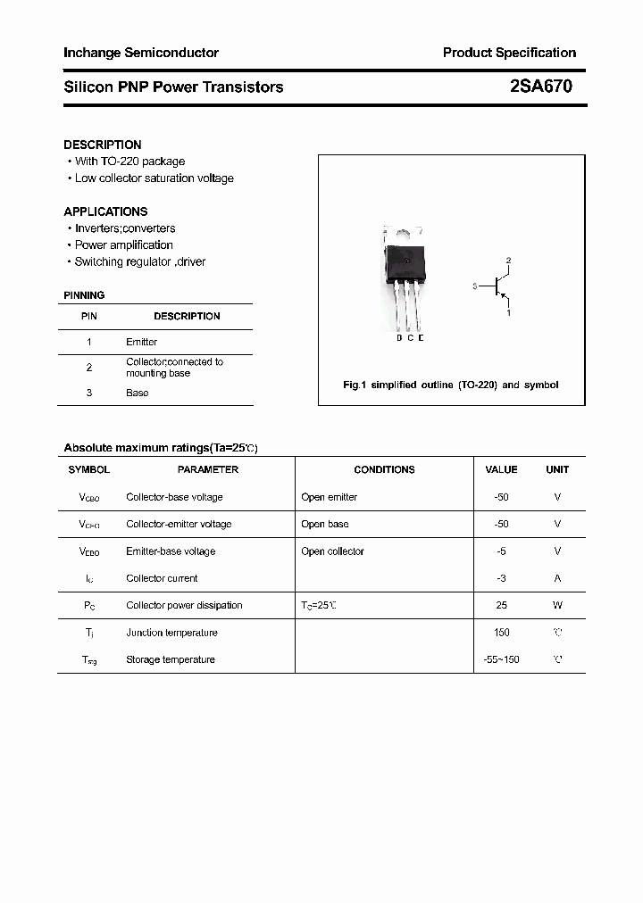 2SA670_4261355.PDF Datasheet