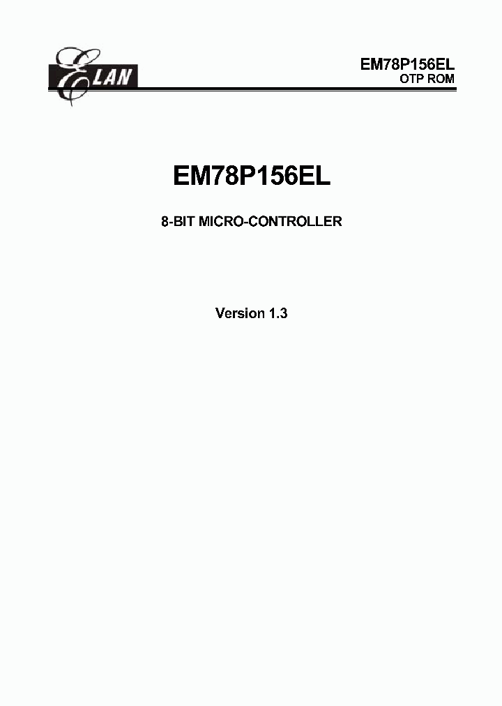 EM78P156ELKM_4213551.PDF Datasheet