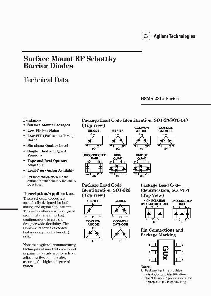 HSMS-281C-TR2_4210224.PDF Datasheet