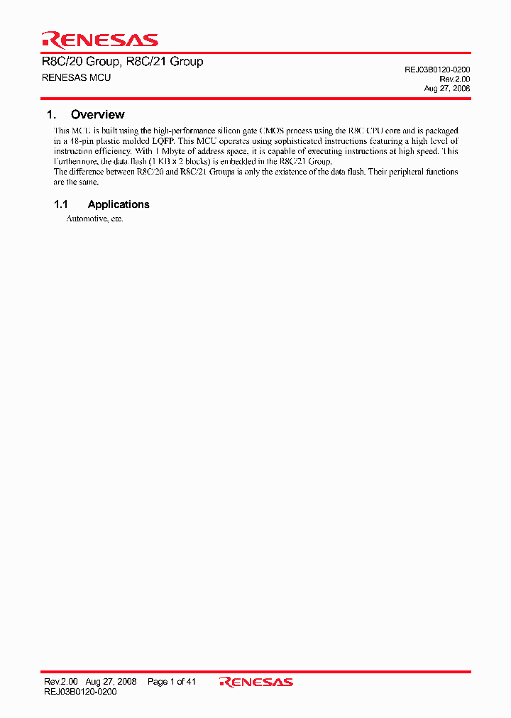 R8C-20_4262136.PDF Datasheet