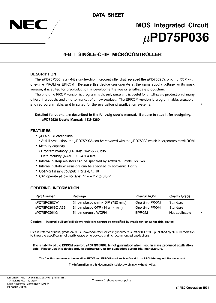 UPD75P036GC-AB8_4217499.PDF Datasheet