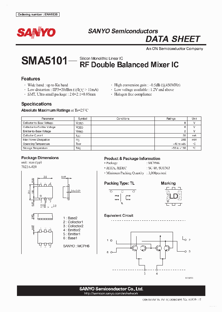 SMA5101_4263830.PDF Datasheet