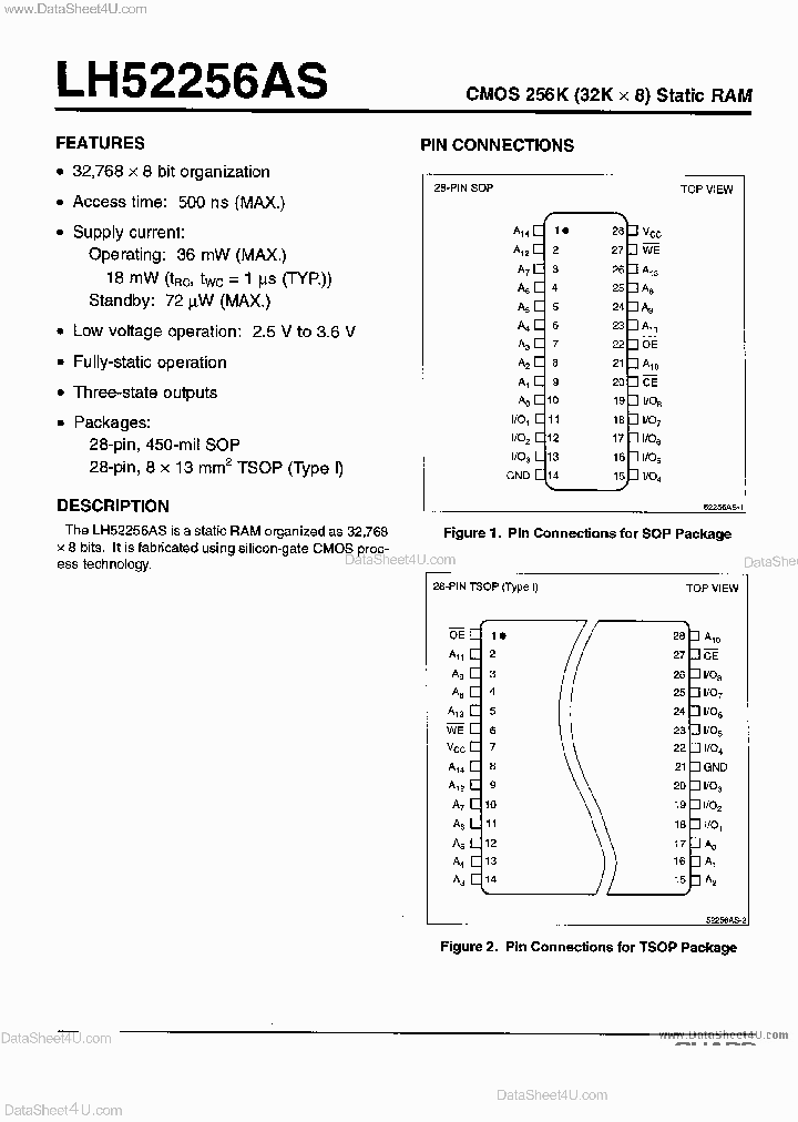 LH52256AS_4275684.PDF Datasheet