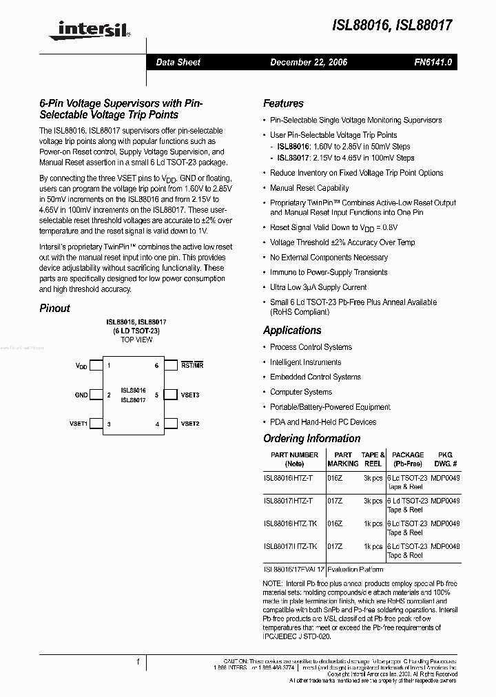 ISL88016_4286203.PDF Datasheet