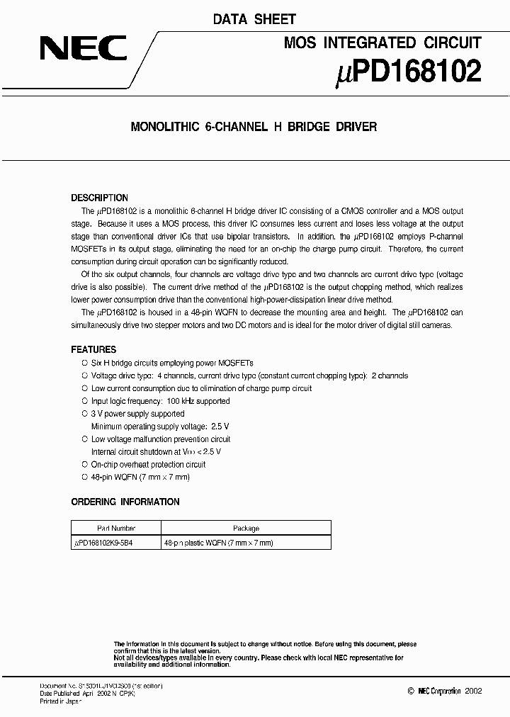 UPD168102K9-5B4_4294705.PDF Datasheet