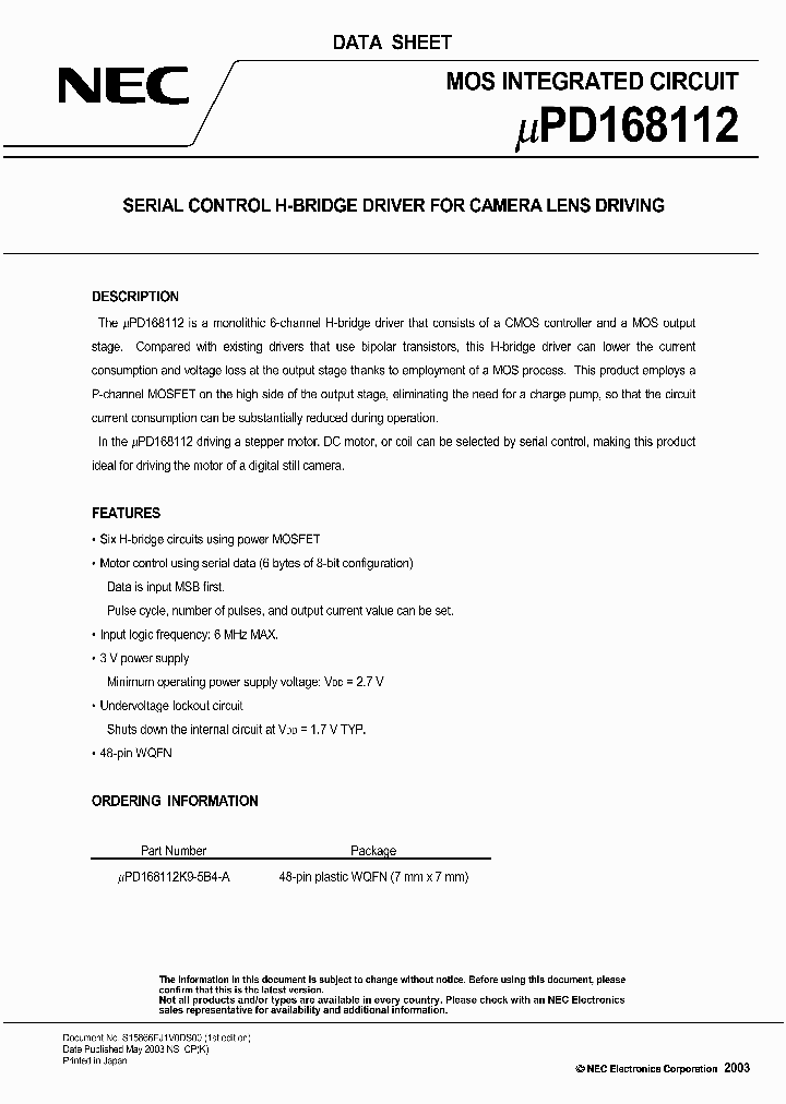 UPD168112K9-5B4_4294706.PDF Datasheet