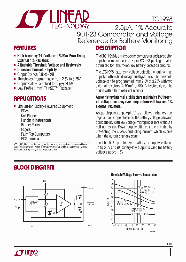 LTC1998IS6PBF_4302095.PDF Datasheet