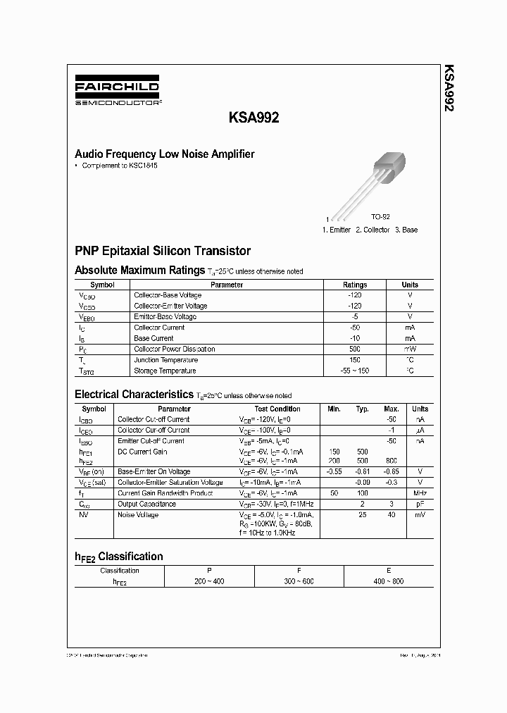 KSA992FTA_4323364.PDF Datasheet