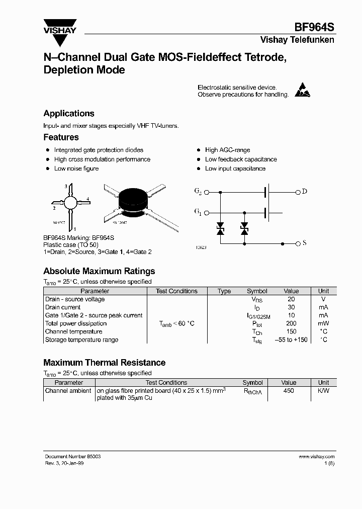 BF964SA_4352518.PDF Datasheet