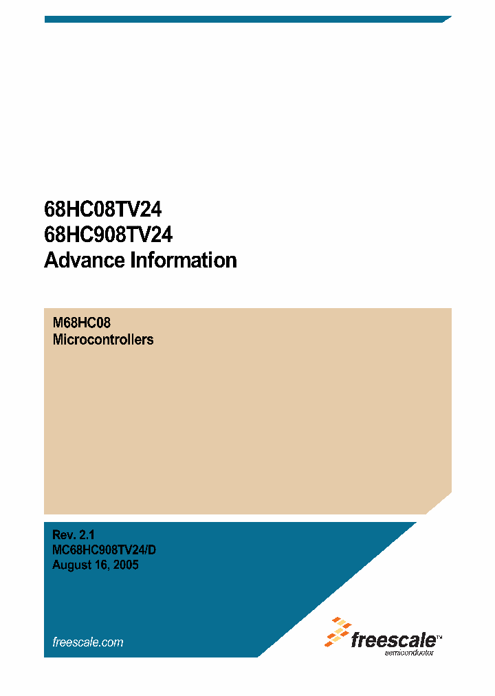 MC68HC08TV24CFB_4369739.PDF Datasheet