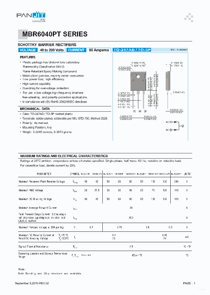 MBR6040PT_4371739.PDF Datasheet