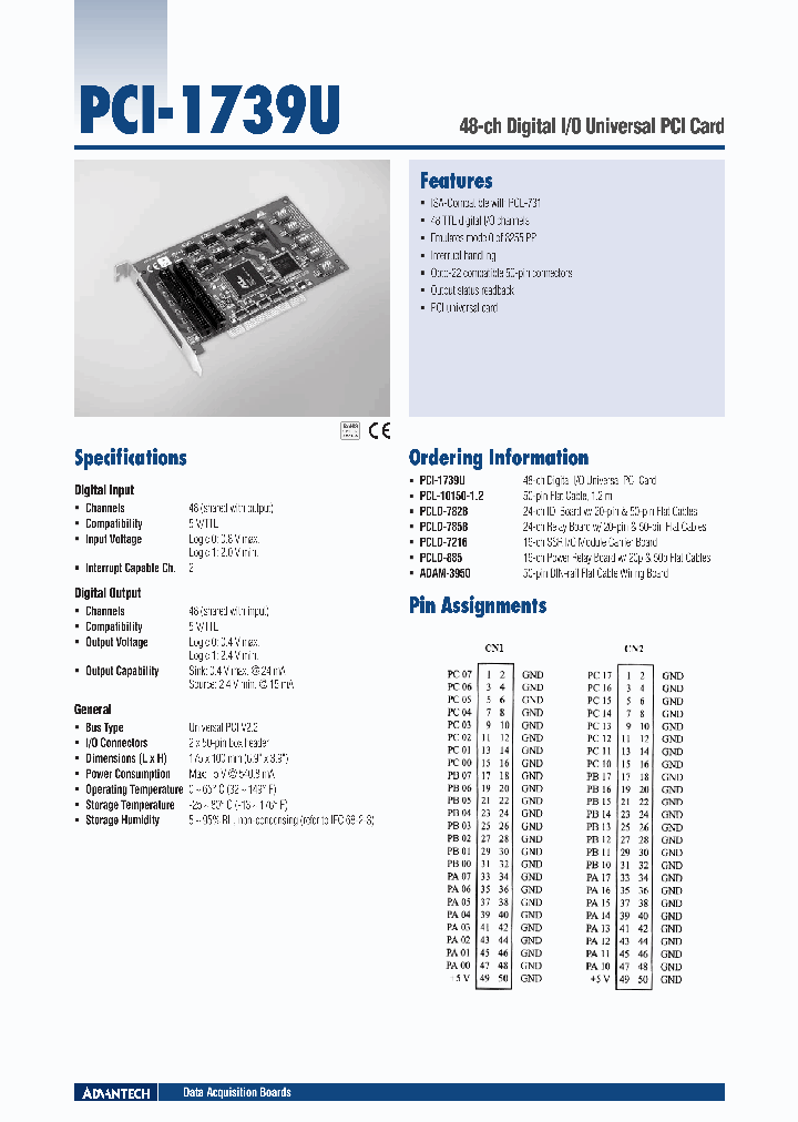 PCI-1739U_4371302.PDF Datasheet