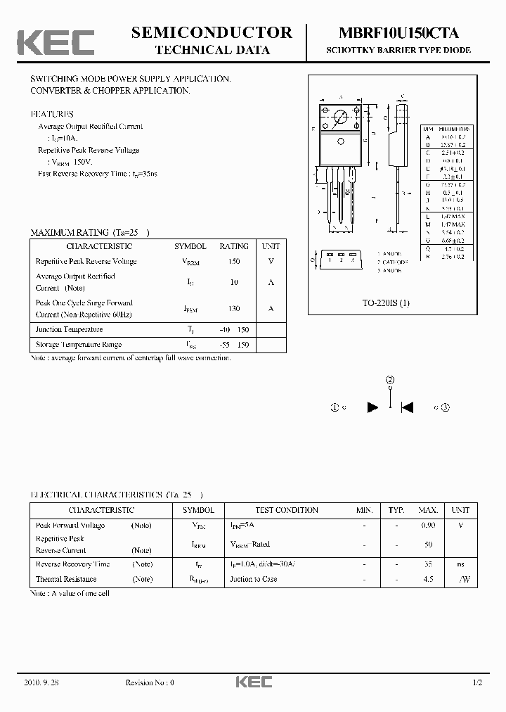 MBRF10U150CTA_4373059.PDF Datasheet