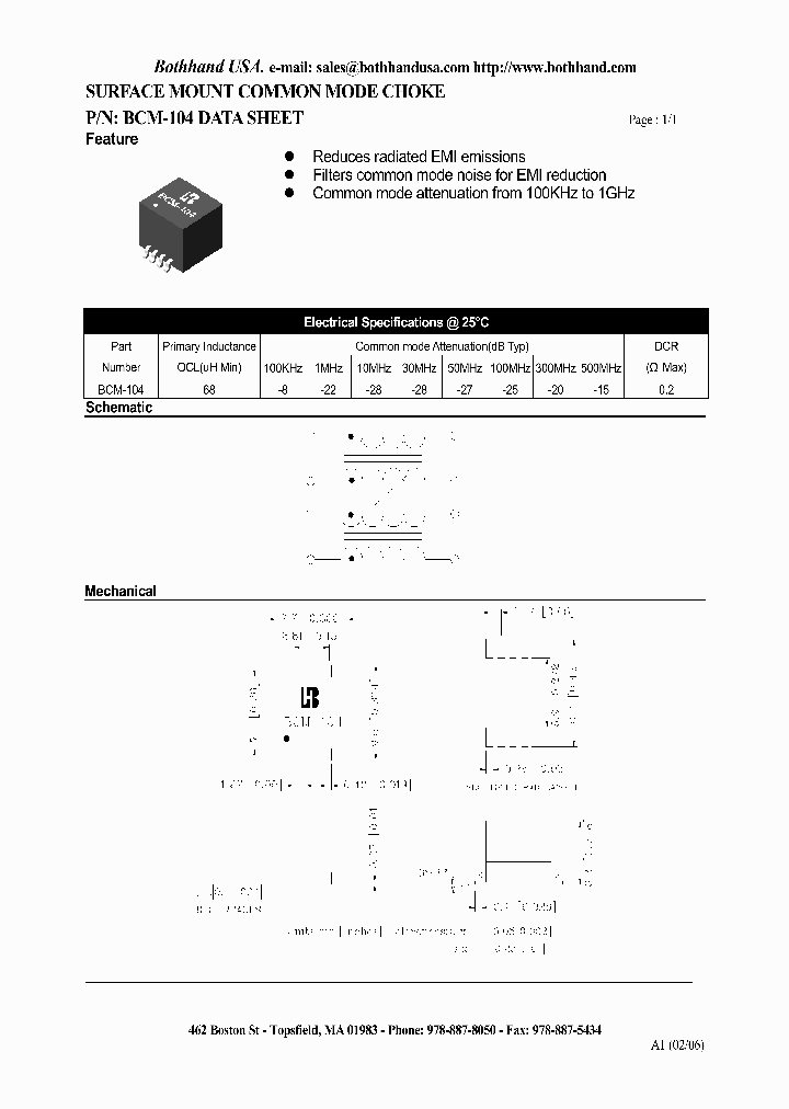 BCM-104_4375825.PDF Datasheet