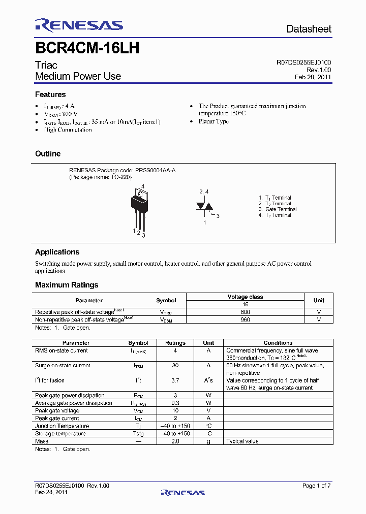 BCR4CM-16LH_4376246.PDF Datasheet