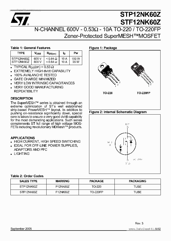 STF12NK60Z_4377625.PDF Datasheet