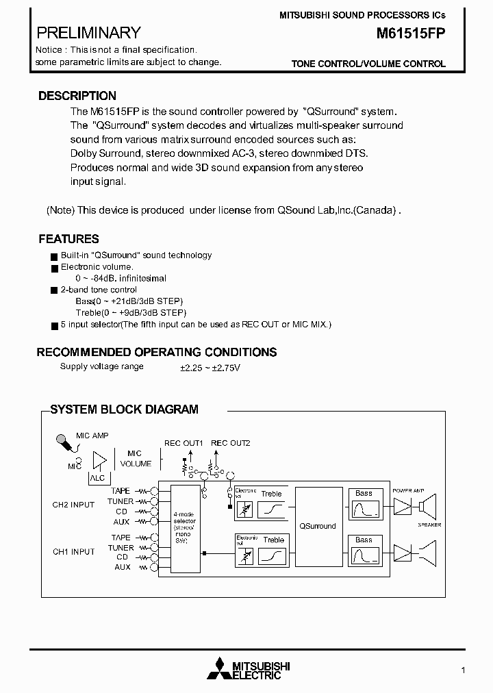 M61515FP_4383944.PDF Datasheet