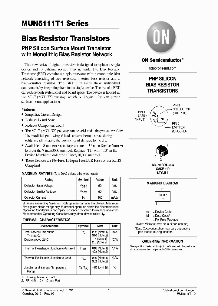 MUN5111T110_4402195.PDF Datasheet