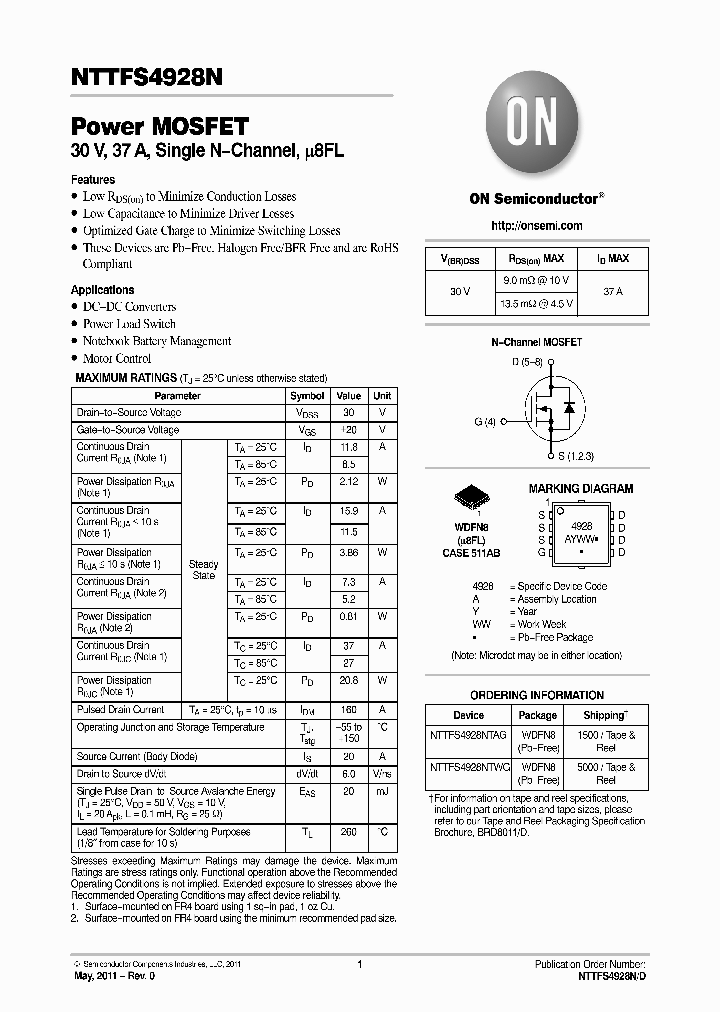 NTTFS4928NTWG_4406372.PDF Datasheet