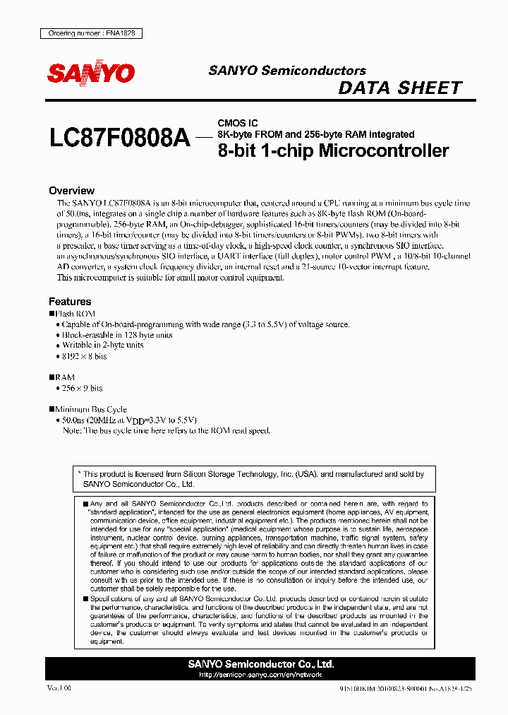 LC87F0808A_4413858.PDF Datasheet