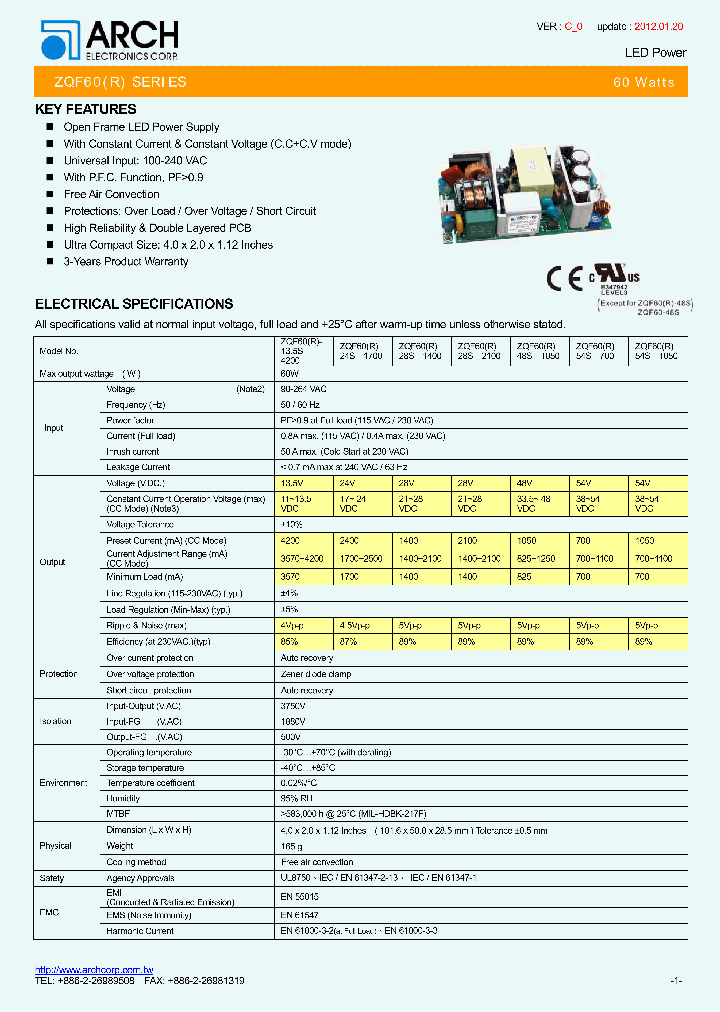 ZQF60-R-135S4200_4428634.PDF Datasheet