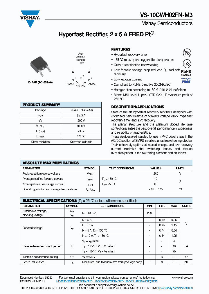 10CWH02FN-M3_4455035.PDF Datasheet
