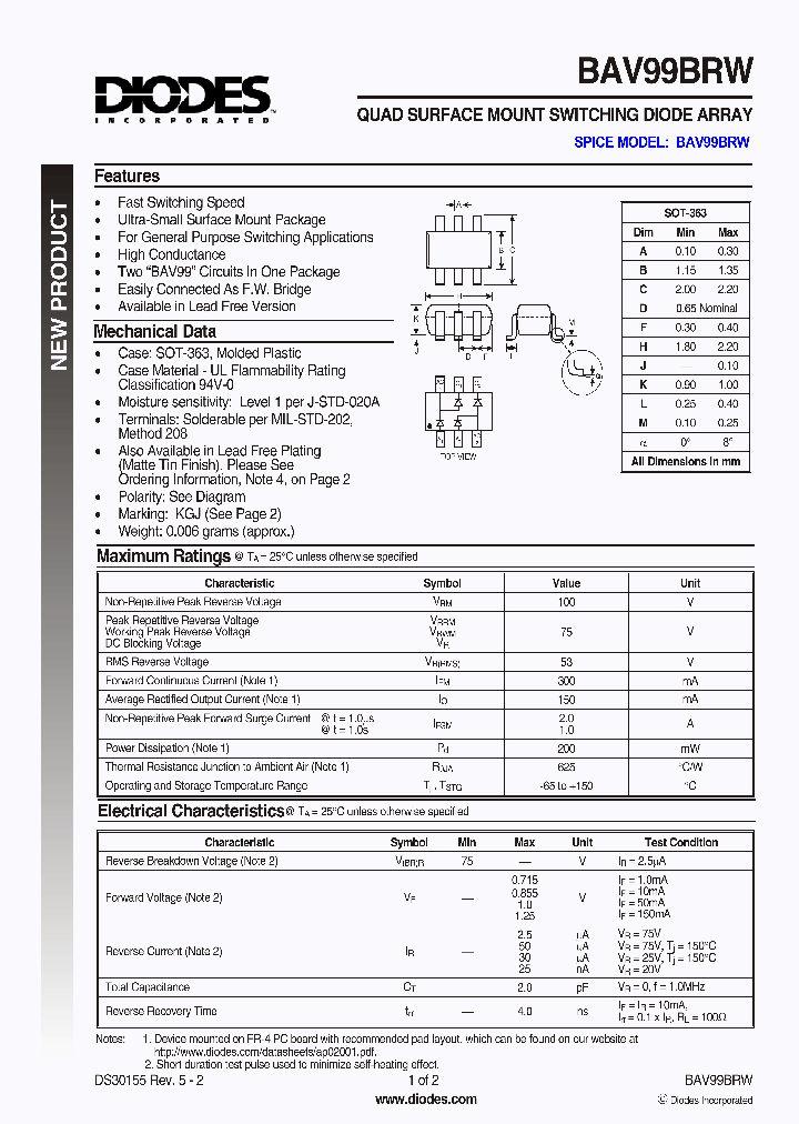 BAV99BRW_4464112.PDF Datasheet